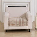 Medina Luxury Sofa Mat Beige Premium Chenille Fabric