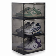 Shoe Storage Organizer Boxes Black