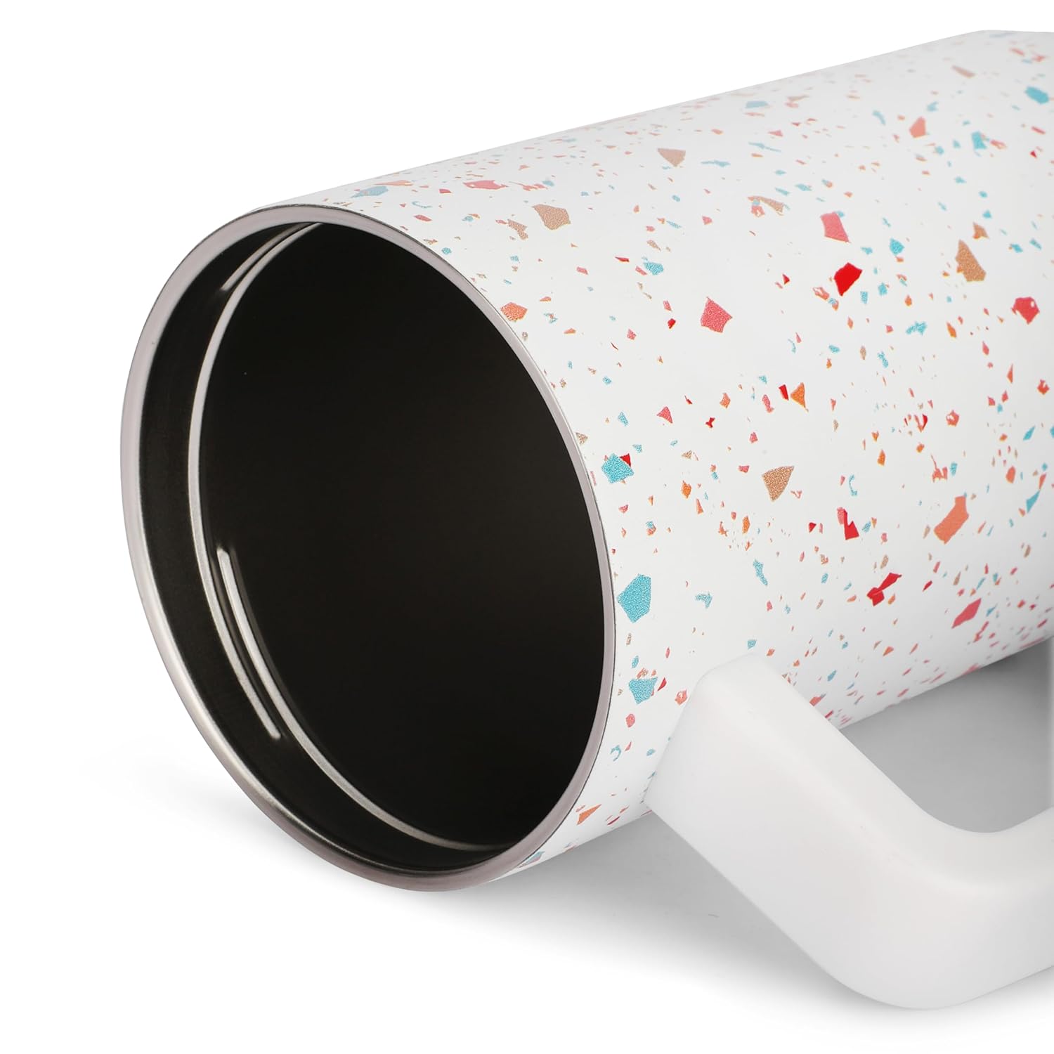 Stainless Steel Vacuum Insulated Tumbler with Straw and Lid & Handle - (1200 ML)