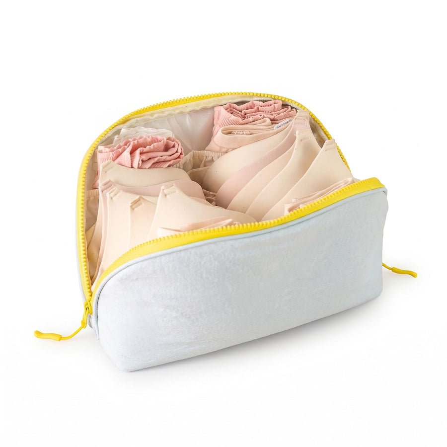 3-in-1 Travel Underwear Organizer Bag - Grey