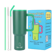 Stainless Steel Vacuum Tumbler with Straw and Lid & Handle - (1200 ML)