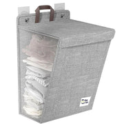 Wall Mounted Laundry Basket-Grey