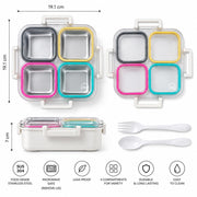 Ben-to-GO 304 Stainless Steel Lunch Box 4 Grid