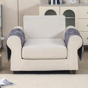 'Gulnaar Series' Printed Quilted Sofa Cover for 1/2/3/4 Seater – Anti-Slip (Walnut Noir)