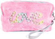Faux Fur Purse Zipper Pouch