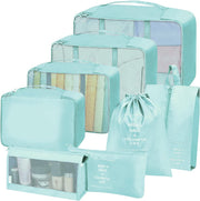 Set of 8 Packing Travel Cube Organiser