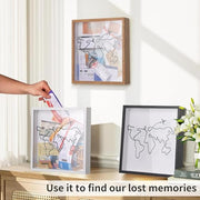 Travel Adventure Archive Shadow Box for Memories