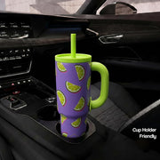 1200ml Insulated Stainless Steel Tumbler with Handle (Printed)