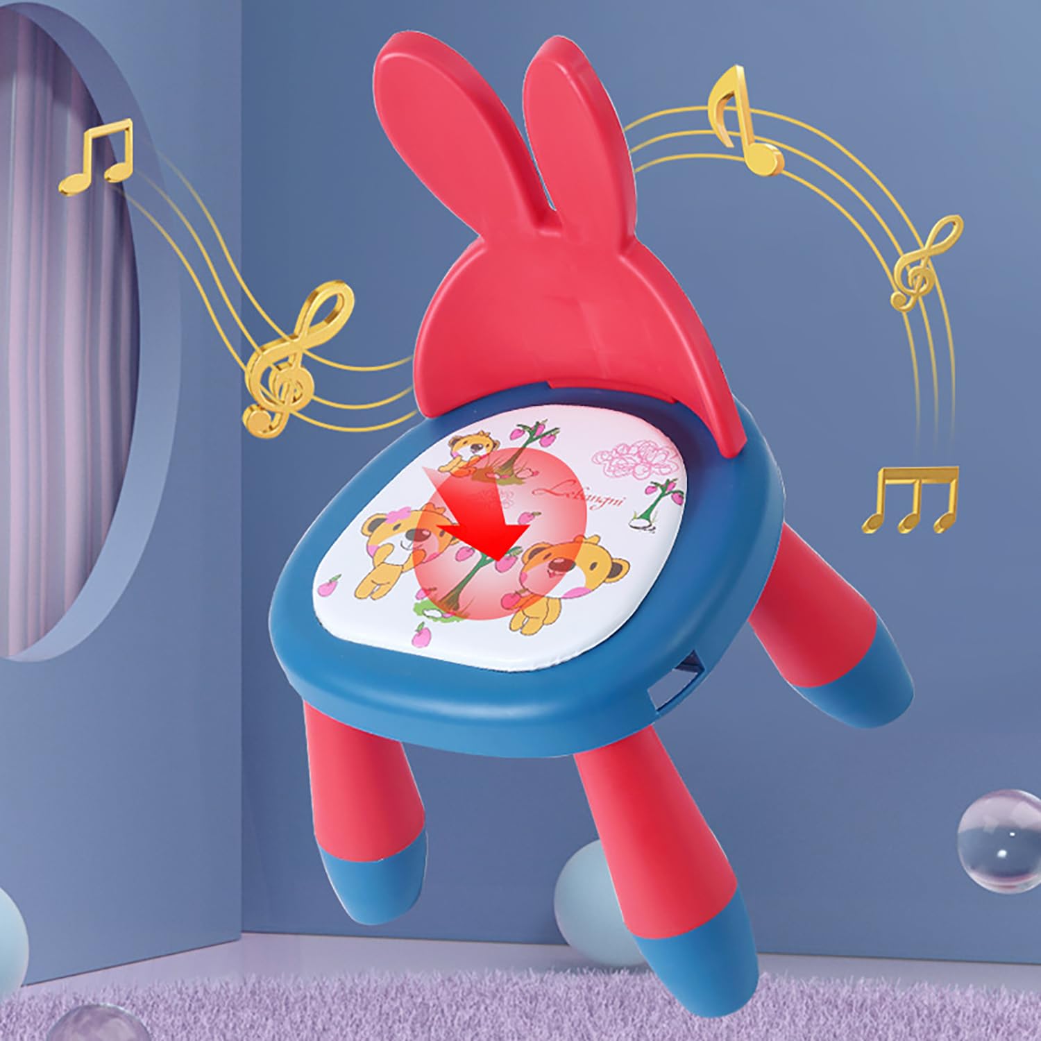 Detachable Toddler Chair & Stool – Adjustable & Compact