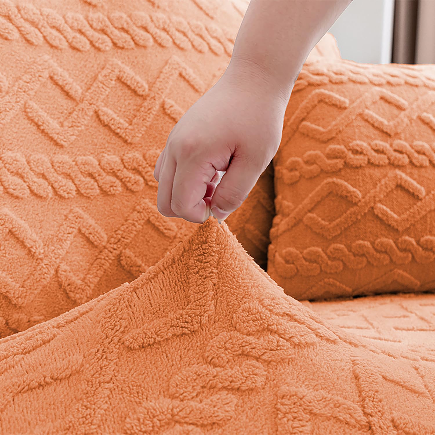 Universal Couch Cover-Orange