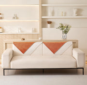 Sofa Cover Mat Autumn Pattern Chenille Fabric (Tan)