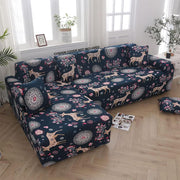 2 Pcs Universal Sectional 140 Gsm Sofa Covers L- Shape (185-230 cm)
