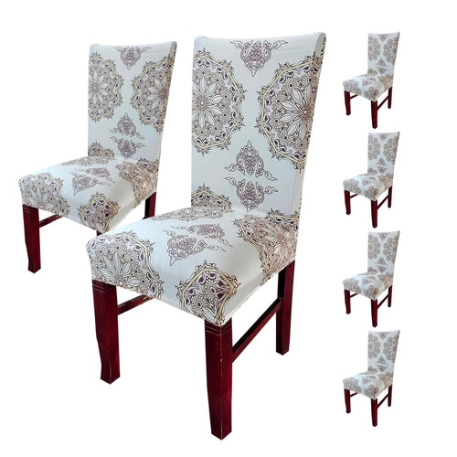 Elastic Chair Cover Stretch Removable Washable (Pista Geometric)