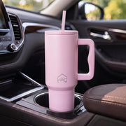 Stainless Steel Vacuum Tumbler with Straw and Lid & Handle - (1200 ML) (Solid colors)