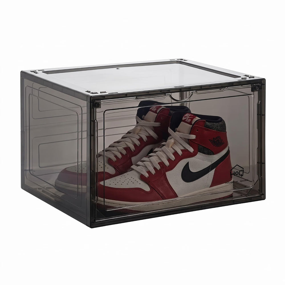 Shoe Storage Organizer Boxes Black