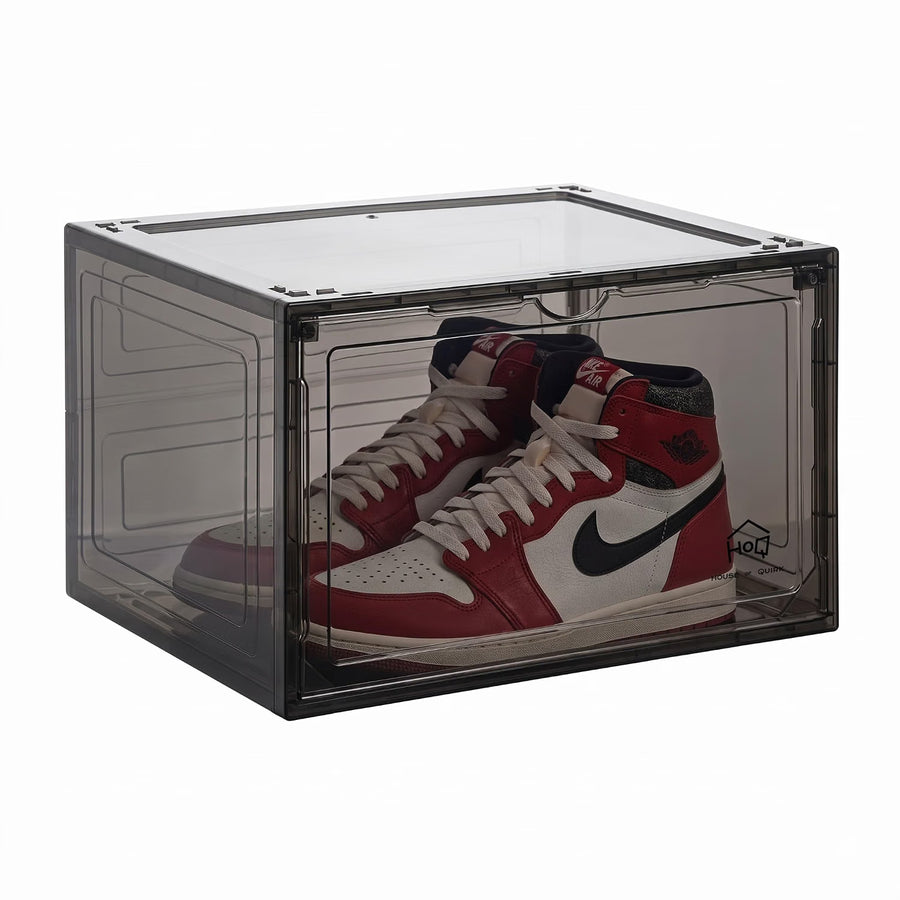 Shoe Storage Organizer Boxes Black