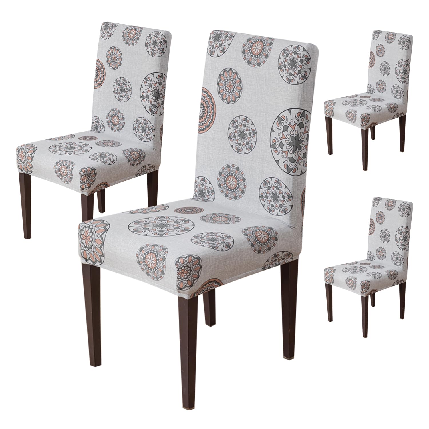 Elastic Chair Cover Stretch Removable Washable (Bronze Chakra)