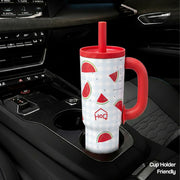 1200ml Insulated Stainless Steel Tumbler with Handle (Printed)