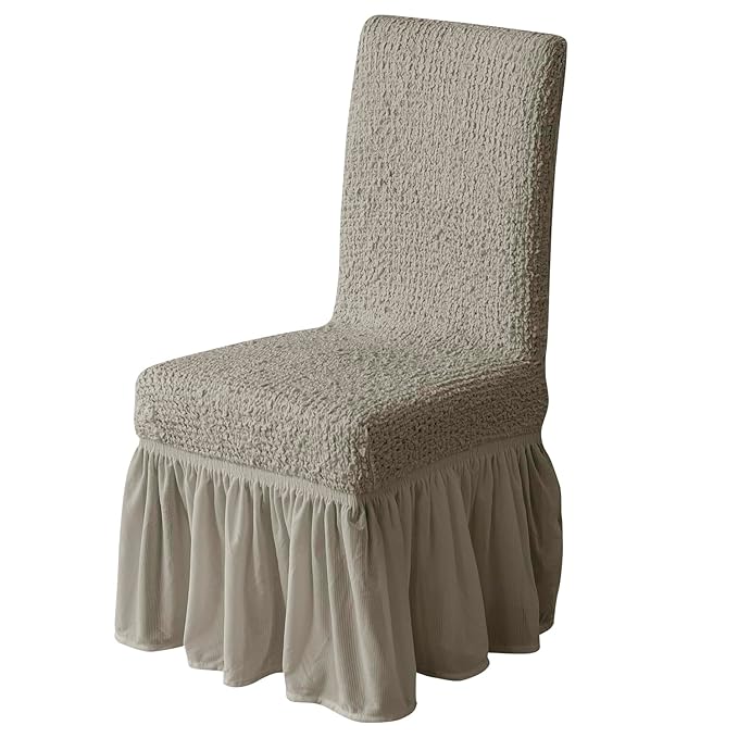 Italian Pattern 450 GSM Chair Cover (Coffee)
