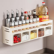 5 Slot Condiment Rack Holder, Wall Mounted Spice holder