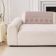 Glacier Series Quilted Sofa Cover – Soft, non-slip & washable furniture protector- Walnut