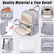 Diaper Bag Backpack for Baby – Waterproof Travel Baby Bag with Changing Pad