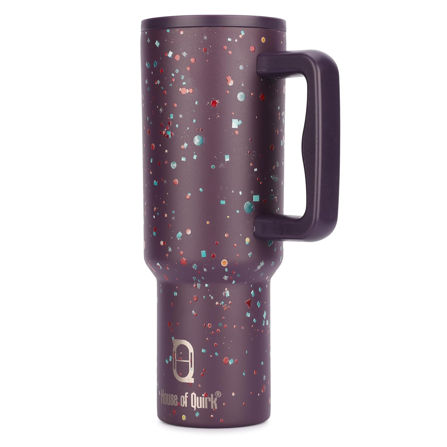 Stainless Steel Vacuum Insulated Tumbler with Straw and Lid & Handle - (1200 ML)