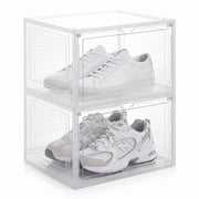 Shoe Storage Organizer Boxes White