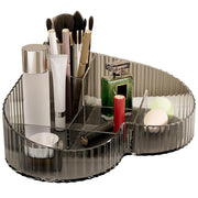 Heart Shape Cosmetic Storage Tray – Makeup Organizer, Large Capacity