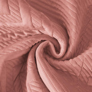 Sofa Covers Mat Velvet Herringbone Chenille Fabric (Pink)