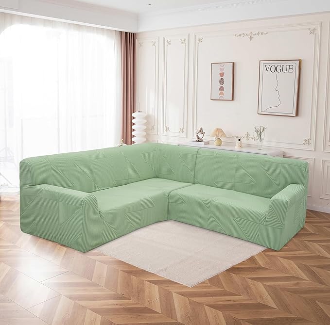 Universal Jacquard Thickened Fabric Sofa Cover (Green)