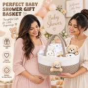 Baby Diaper Caddy Organizer Cotton Rope Basket