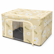 Clothing Storage Box 24 Litre - Cream Flower