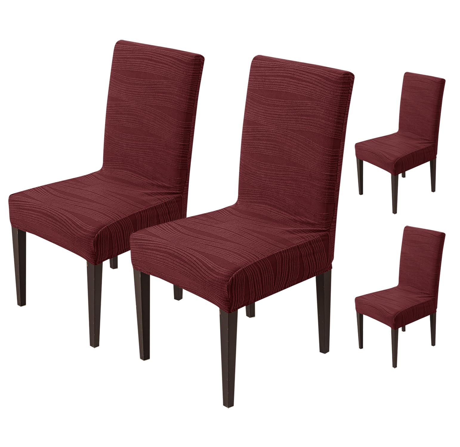 Stretchy Universal Jacquard Waterproof Chair Cover (Maroon)