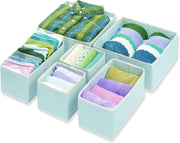 Foldable Cloth Storage Box Closet Dresser Drawer Organizer Set of 6
