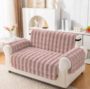 Rabbit Plush Sofa Cover Design - Pink