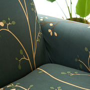 Universal Sofa Cover Big Elasticity Cover for Couch(Branch Teal)