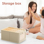 Durable and Versatile Closet Organizers-Beige Print