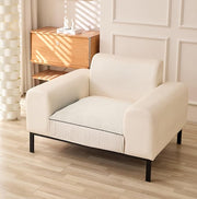 Sofa Cover Mat Autumn Pattern Chenille Fabric (Grey)