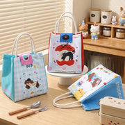 Cute Puppy Insulated Lunch Bag for Women & Girls