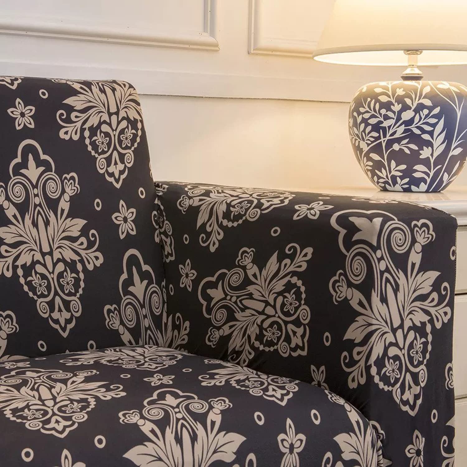 Universal Sofa Slipcovers (Cambric Black)