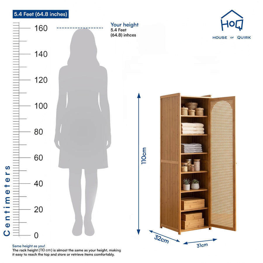 7-Layer Narrow Shoe Cabinet for Home