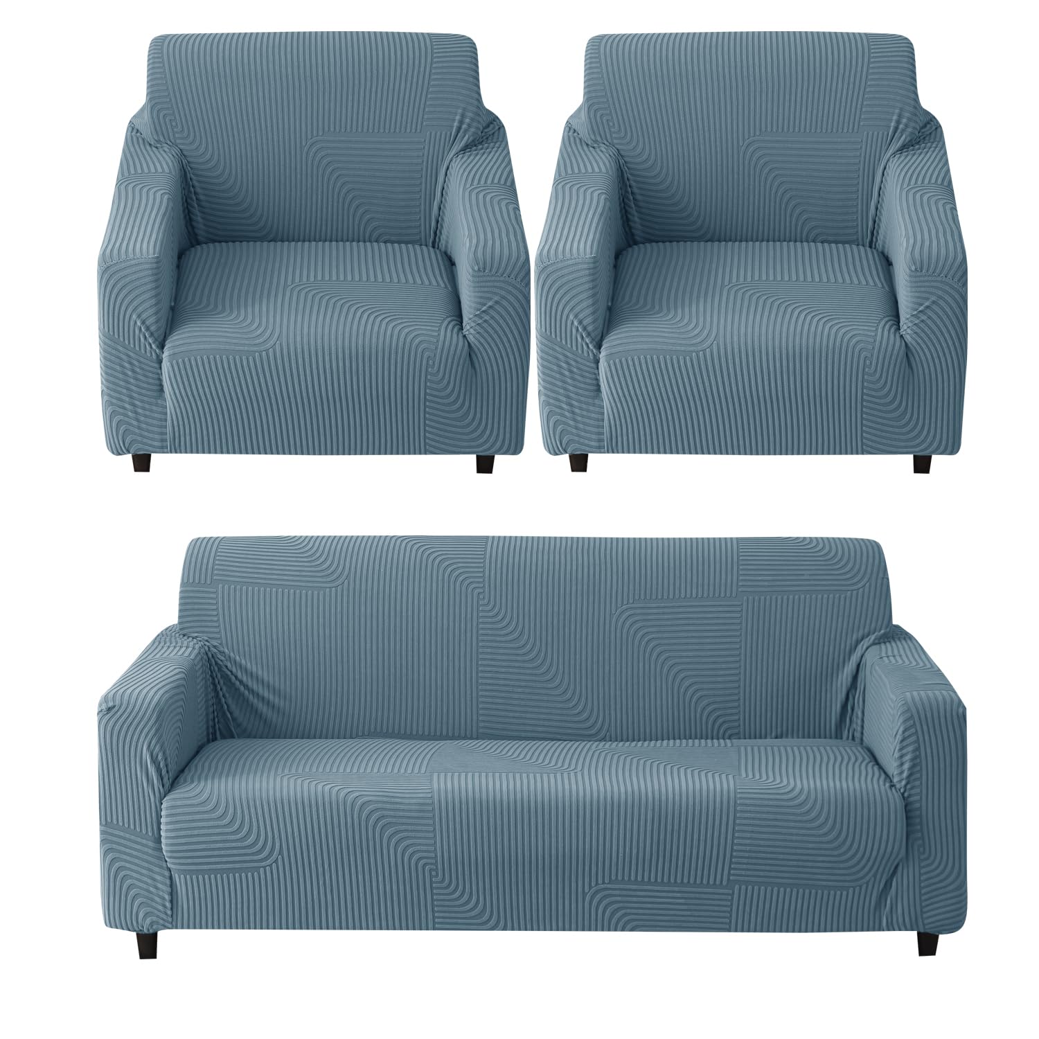 Universal Jacquard Waterproof Thickened Fabric Sofa Cover 3 + 1 + 1 Seater