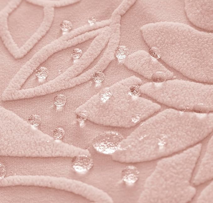 Stretchy Universal Camellia Jacquard Waterproof Chair Cover (Pink)