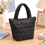 Heart Design Soft Insulated Lunch Bag