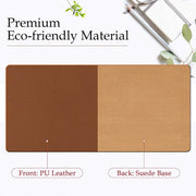PU Leather Desk Pad Protector, Mouse Pad (31x15.5 Inch)