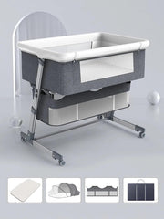 3-in-1 Adjustable Height Baby Bed