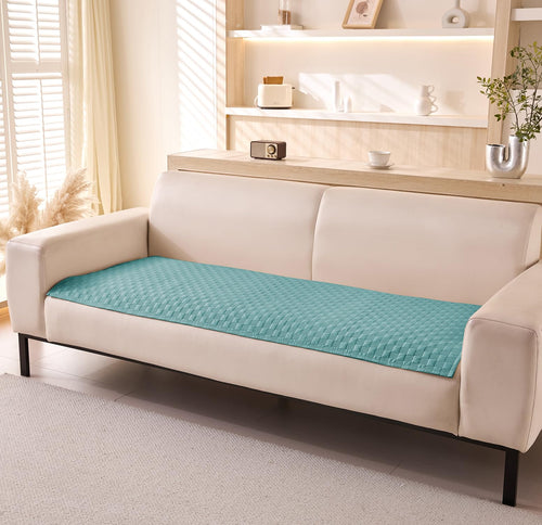 Luxury Waterproof Sofa Cover 1/2/3/4/5 Seater (Light Blue)