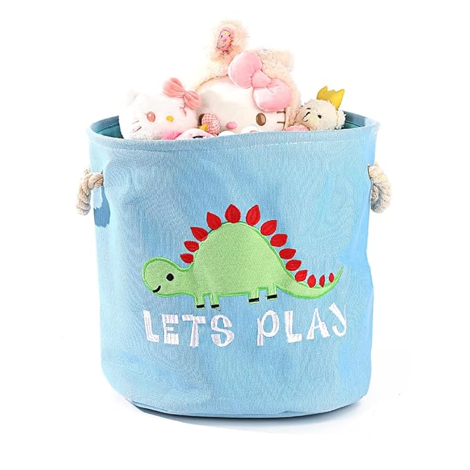 Round Laundry Basket Cute Cartoon Cloth Storage (Toys)