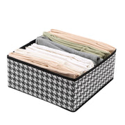 Set of 6 Foldable Storage Box Drawer Divider Organizer Basket Bins